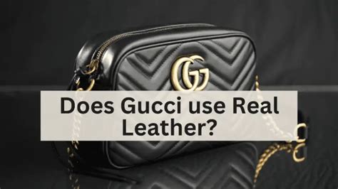 what materials does Gucci use